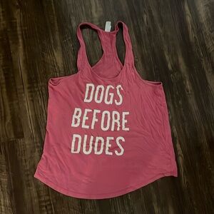 Dogs‎ Before Dudes Tank